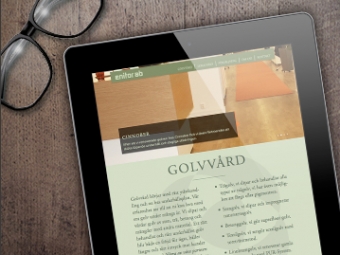 Enitor AB – Responsiv webbsida